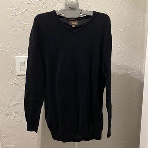 Tasso Elba Supima Cotton V Sweater